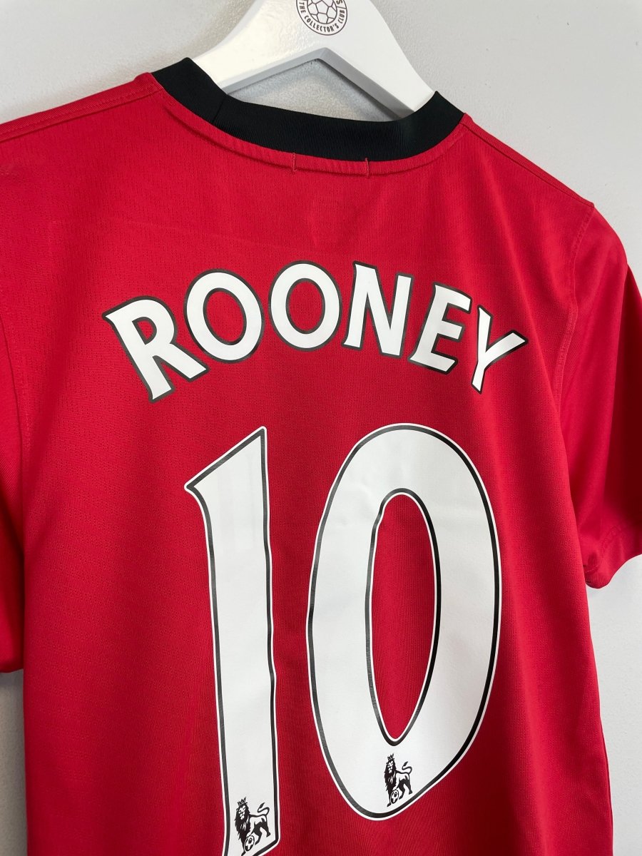 2009/10 MANCHESTER UNITED ROONEY 10 HOME SHIRT (S) NIKE - Cult Kits - Small - Buy Vintage Football Shirts, Authentic Retro Football Shirts For Sale, Classic Football Shirts & Soccer Jersey