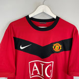 Shop 2009/10 MANCHESTER UNITED ROONEY #10 HOME SHIRT (XL) NIKE, classic football shirts, vintage football shirts & retro soccer jerseys at Cult Kits