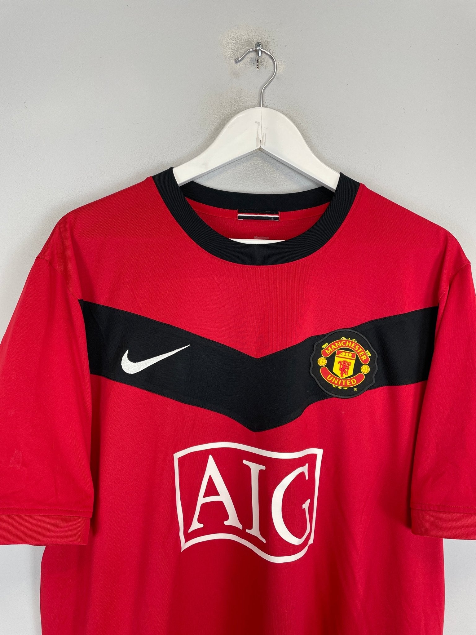 Shop 2009/10 MANCHESTER UNITED ROONEY #10 HOME SHIRT (XL) NIKE, classic football shirts, vintage football shirts & retro soccer jerseys at Cult Kits
