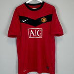 Shop 2009/10 MANCHESTER UNITED ROONEY #10 HOME SHIRT (XL) NIKE, classic football shirts, vintage football shirts & retro soccer jerseys at Cult Kits