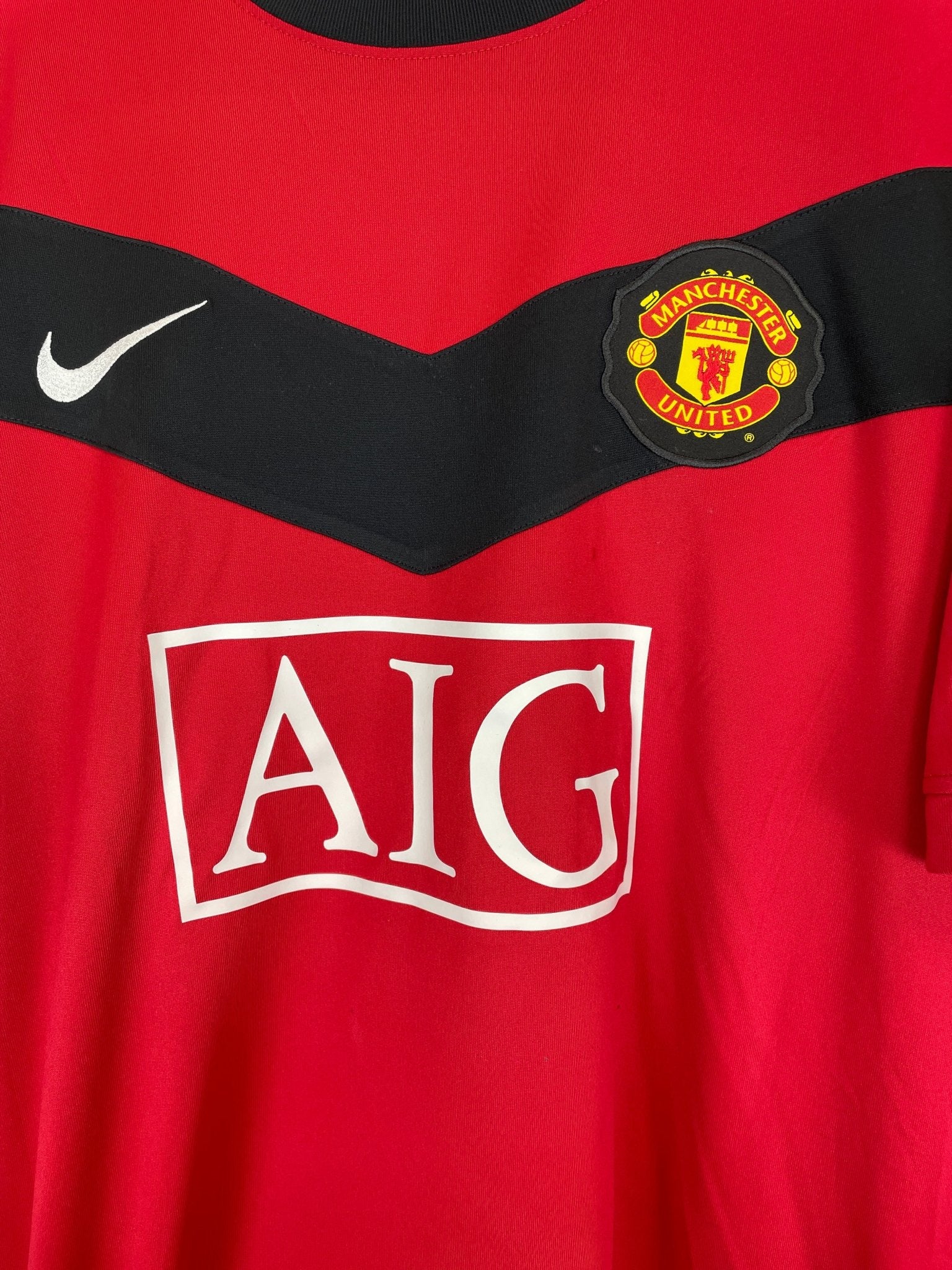 Shop 2009/10 MANCHESTER UNITED ROONEY #10 HOME SHIRT (XL) NIKE, classic football shirts, vintage football shirts & retro soccer jerseys at Cult Kits