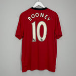 Shop 2009/10 MANCHESTER UNITED ROONEY #10 HOME SHIRT (XL) NIKE, classic football shirts, vintage football shirts & retro soccer jerseys at Cult Kits