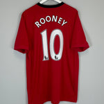 Shop 2009/10 MANCHESTER UNITED ROONEY #10 HOME SHIRT (XL) NIKE, classic football shirts, vintage football shirts & retro soccer jerseys at Cult Kits