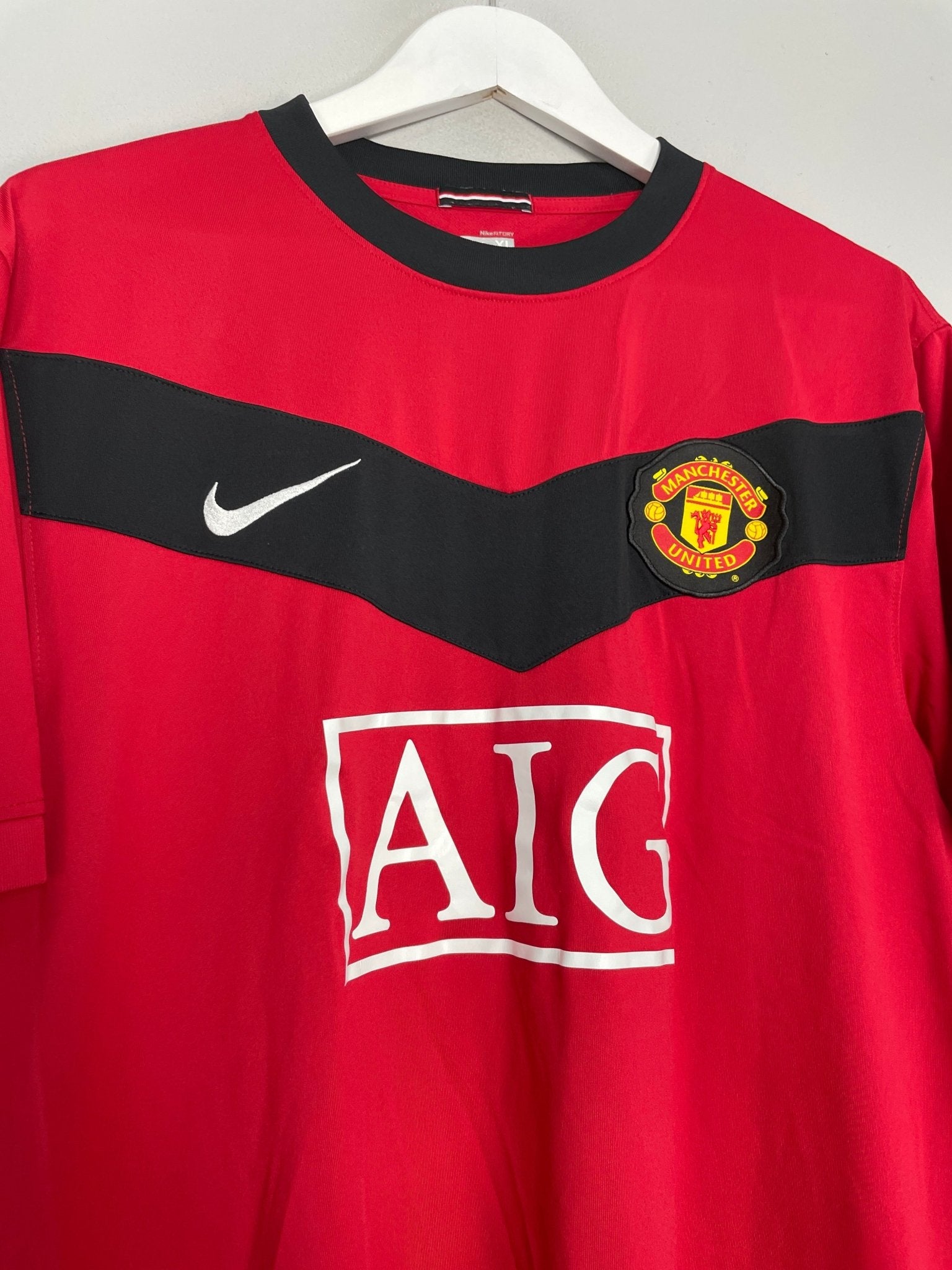 Shop 2009/10 MANCHESTER UNITED ROONEY #10 HOME SHIRT (XL) NIKE, classic football shirts, vintage football shirts & retro soccer jerseys at Cult Kits