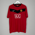 Shop 2009/10 MANCHESTER UNITED ROONEY #10 HOME SHIRT (XL) NIKE, classic football shirts, vintage football shirts & retro soccer jerseys at Cult Kits