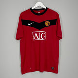Shop 2009/10 MANCHESTER UNITED ROONEY #10 HOME SHIRT (XL) NIKE, classic football shirts, vintage football shirts & retro soccer jerseys at Cult Kits