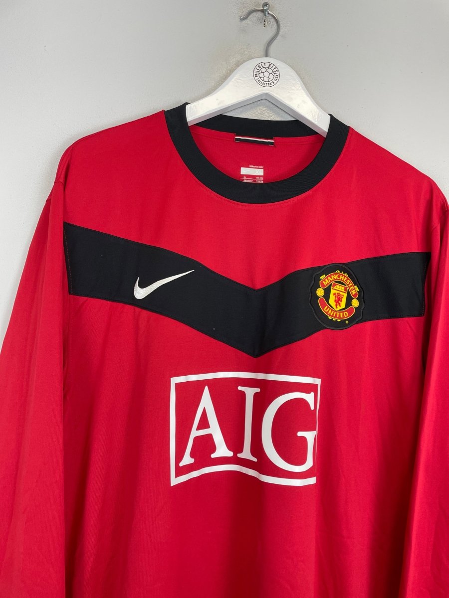 2009/10 MANCHESTER UNITED ROONEY 10 L/S HOME SHIRT (M) NIKE - Cult Kits - Medium - Buy Vintage Football Shirts, Authentic Retro Football Shirts For Sale, Classic Football Shirts & Soccer Jersey