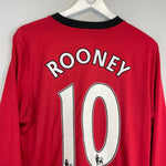 2009/10 MANCHESTER UNITED ROONEY 10 L/S HOME SHIRT (M) NIKE - Cult Kits - Medium - Buy Vintage Football Shirts, Authentic Retro Football Shirts For Sale, Classic Football Shirts & Soccer Jersey