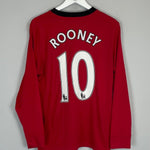 2009/10 MANCHESTER UNITED ROONEY 10 L/S HOME SHIRT (M) NIKE - Cult Kits - Medium - Buy Vintage Football Shirts, Authentic Retro Football Shirts For Sale, Classic Football Shirts & Soccer Jersey