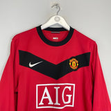 2009/10 MANCHESTER UNITED ROONEY 10 L/S HOME SHIRT (M) NIKE - Cult Kits - Medium - Buy Vintage Football Shirts, Authentic Retro Football Shirts For Sale, Classic Football Shirts & Soccer Jersey