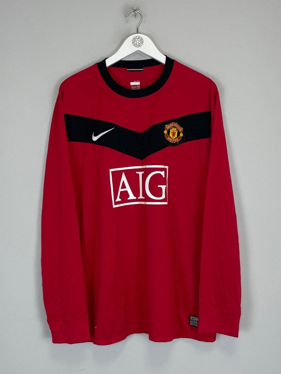 2009/10 MANCHESTER UNITED ROONEY 10 L/S HOME SHIRT (M) NIKE - Cult Kits - Medium - Buy Vintage Football Shirts, Authentic Retro Football Shirts For Sale, Classic Football Shirts & Soccer Jersey