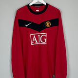 2009/10 MANCHESTER UNITED ROONEY 10 L/S HOME SHIRT (M) NIKE - Cult Kits - Medium - Buy Vintage Football Shirts, Authentic Retro Football Shirts For Sale, Classic Football Shirts & Soccer Jersey