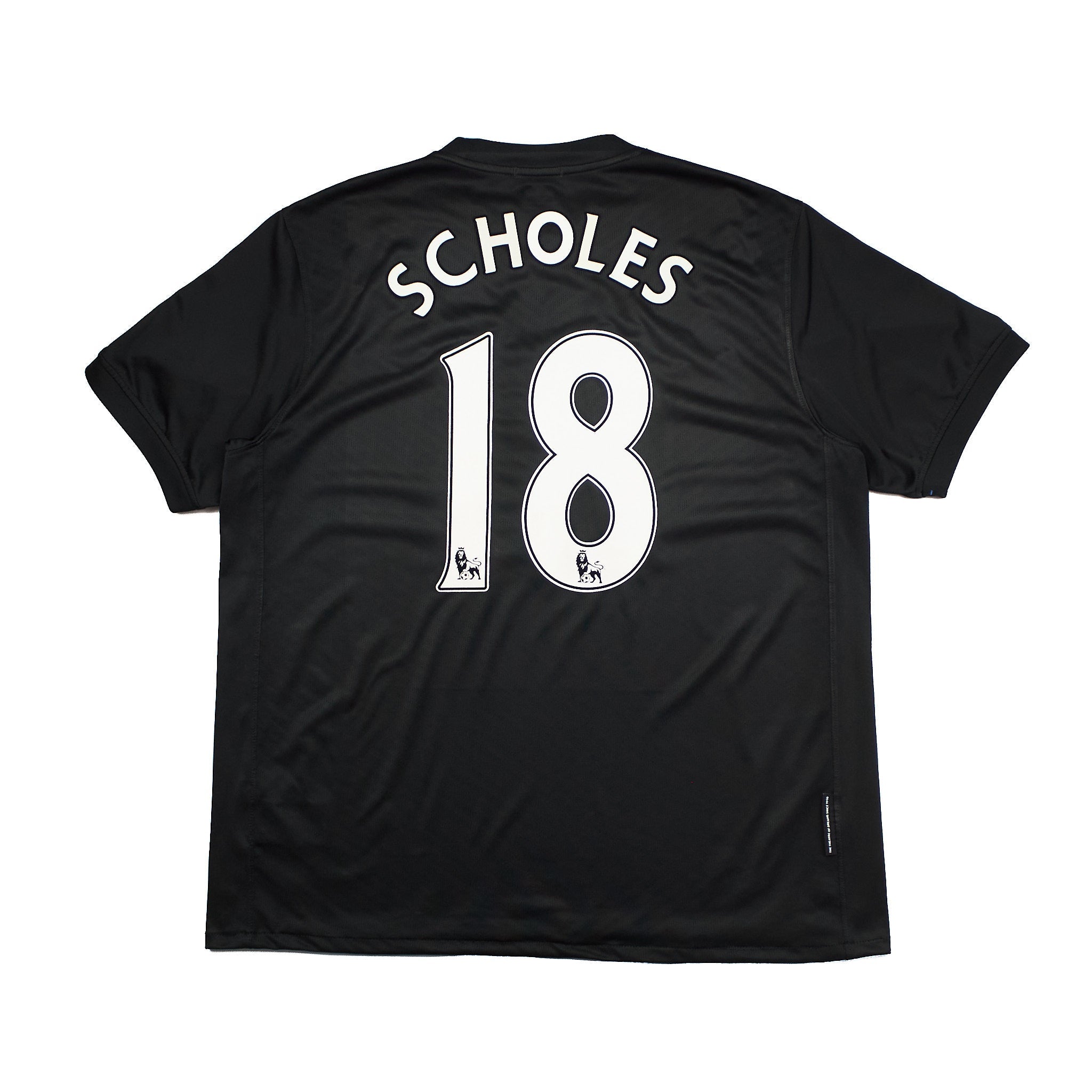 Buy 2009/10 Manchester United Scholes 18 Away Shirt (XL) Nike ~ Free worldwide shipping ~ Authentic Vintage Football Shirts from Cult Kits