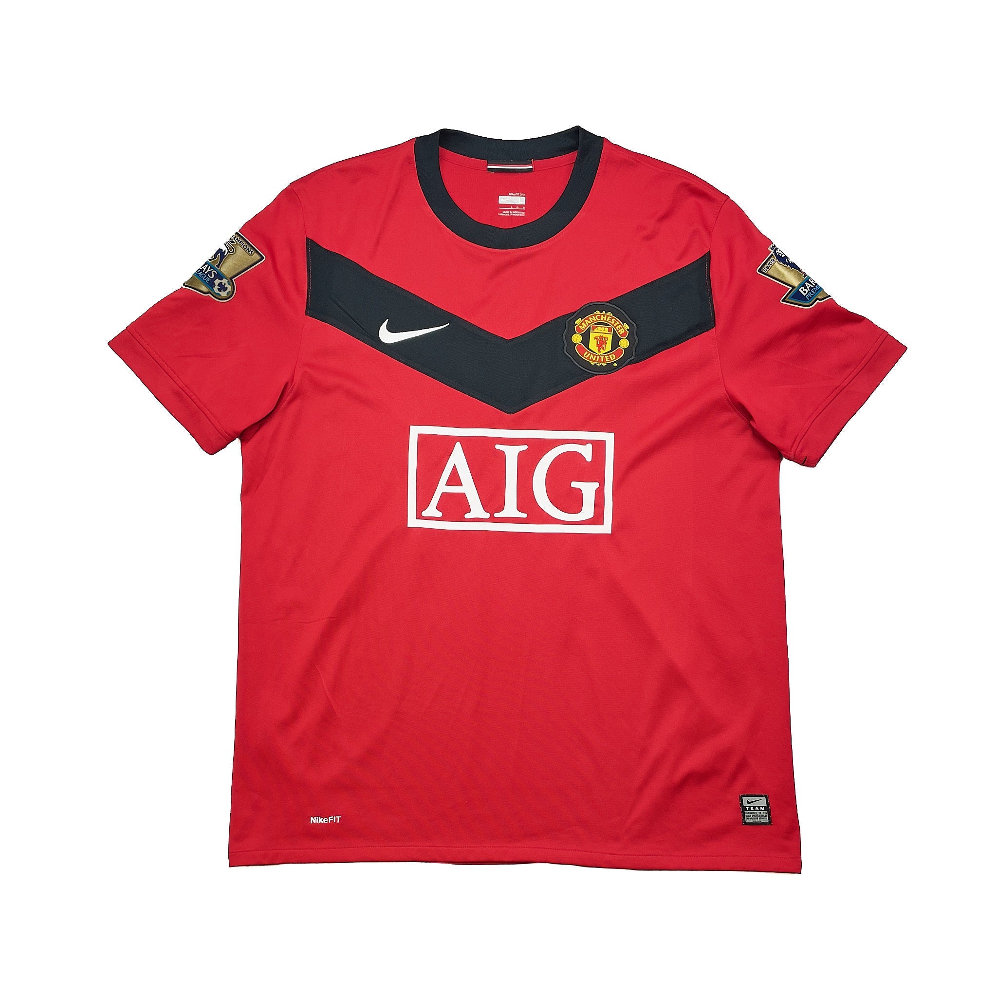 Buy 2009/10 Manchester United Scholes 18 Home Shirt (L) Nike ~ Free worldwide shipping ~ Authentic Vintage Football Shirts from Cult Kits