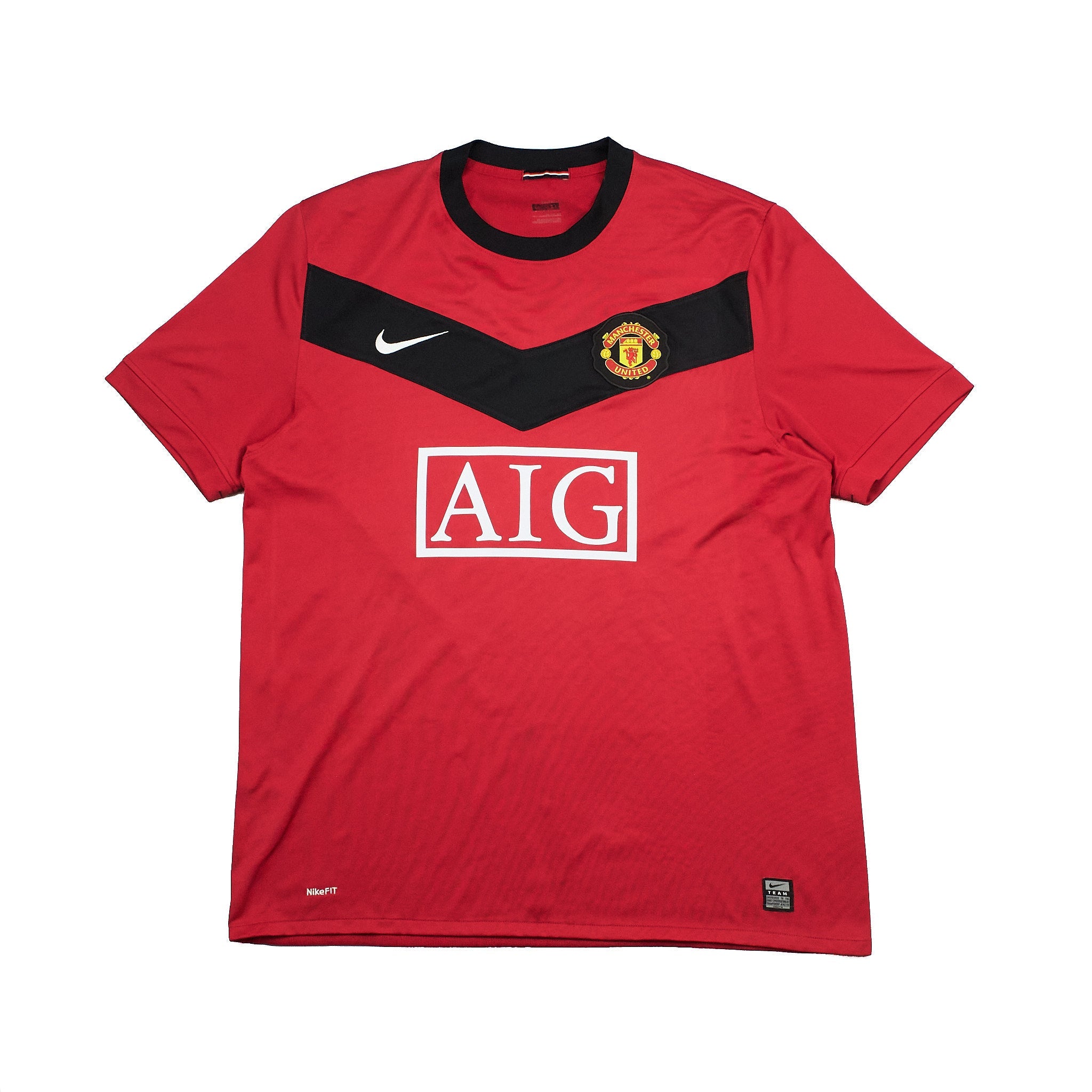 2009 Manchester United Nike football shirt - view 2 - Cult Kits