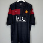 2009/10 MANCHESTER UNITED TRAINING SHIRT (XXL) NIKE - Cult Kits - XXL - Buy Vintage Football Shirts, Authentic Retro Football Shirts For Sale, Classic Football Shirts & Soccer Jersey