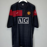 2009/10 MANCHESTER UNITED TRAINING SHIRT (XXL) NIKE - Cult Kits - XXL - Buy Vintage Football Shirts, Authentic Retro Football Shirts For Sale, Classic Football Shirts & Soccer Jersey
