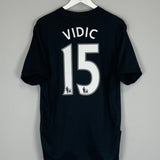 2009/10 MANCHESTER UNITED VIDIC 15 AWAY SHIRT (L) NIKE - Cult Kits - Large - Buy Vintage Football Shirts, Authentic Retro Football Shirts For Sale, Classic Football Shirts & Soccer Jersey