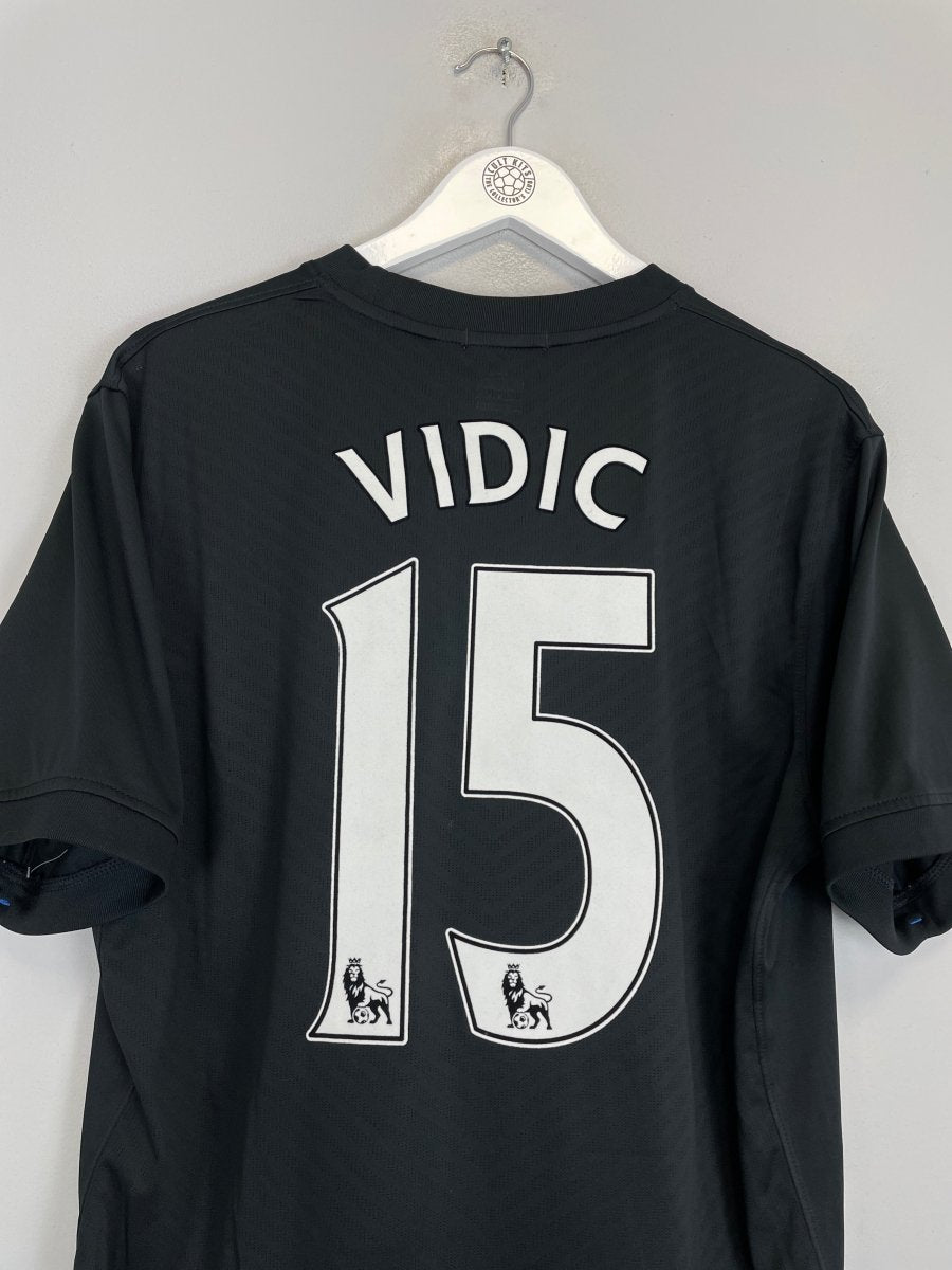 2009/10 MANCHESTER UNITED VIDIC 15 AWAY SHIRT (L) NIKE - Cult Kits - Large - Buy Vintage Football Shirts, Authentic Retro Football Shirts For Sale, Classic Football Shirts & Soccer Jersey