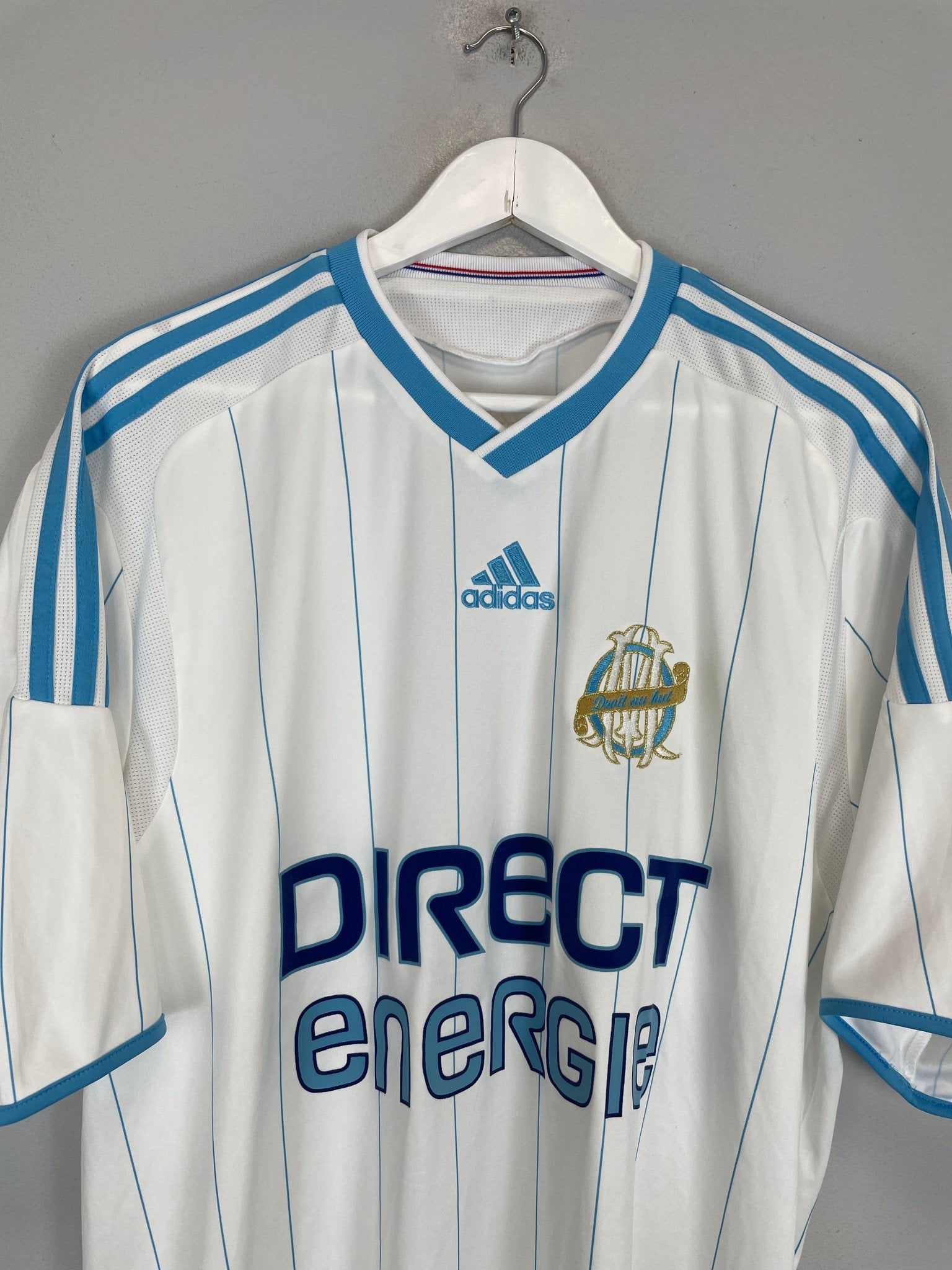 Shop 2009/10 MARSEILLE HOME SHIRT (XL) ADIDAS, classic football shirts, vintage football shirts & retro soccer jerseys at Cult Kits