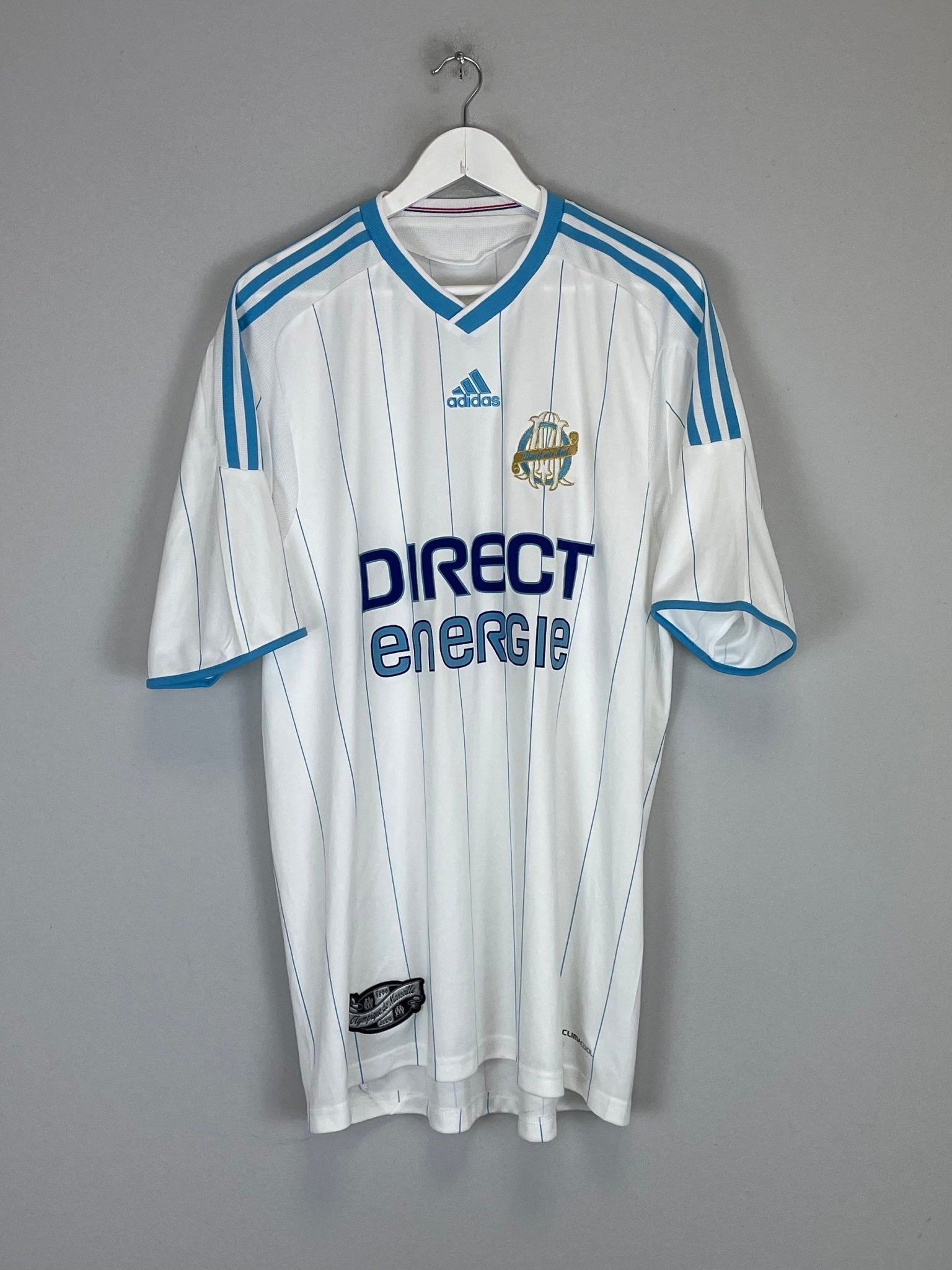 Shop 2009/10 MARSEILLE HOME SHIRT (XL) ADIDAS, classic football shirts, vintage football shirts & retro soccer jerseys at Cult Kits