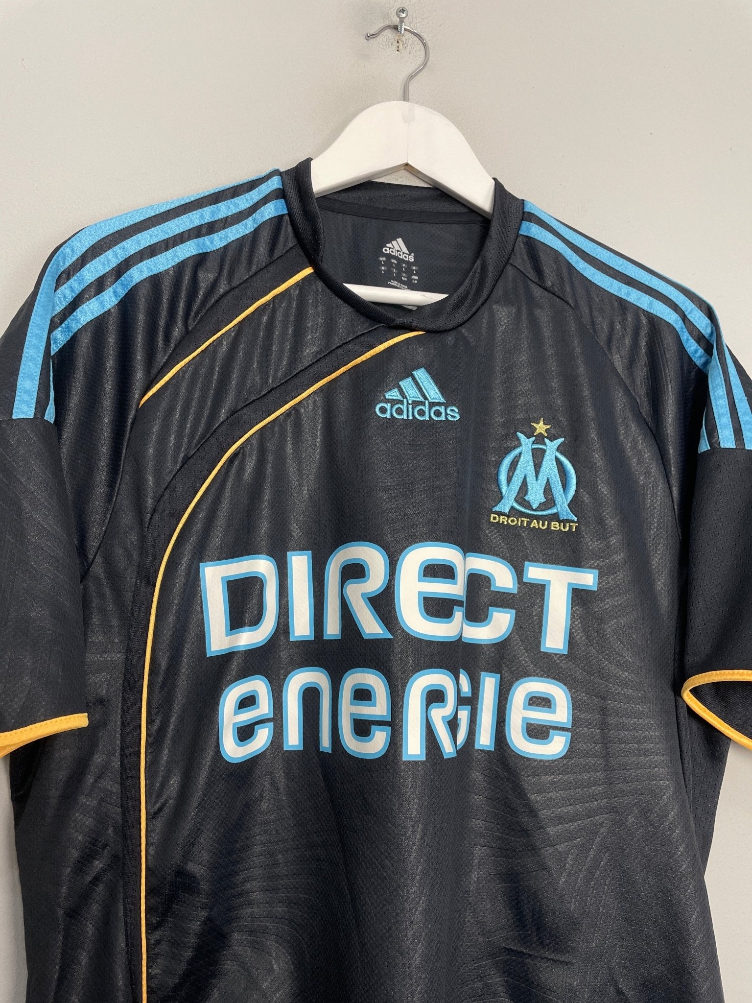 Shop 2009/10 MARSEILLE THIRD SHIRT (L) ADIDAS, classic football shirts, vintage football shirts & retro soccer jerseys at Cult Kits