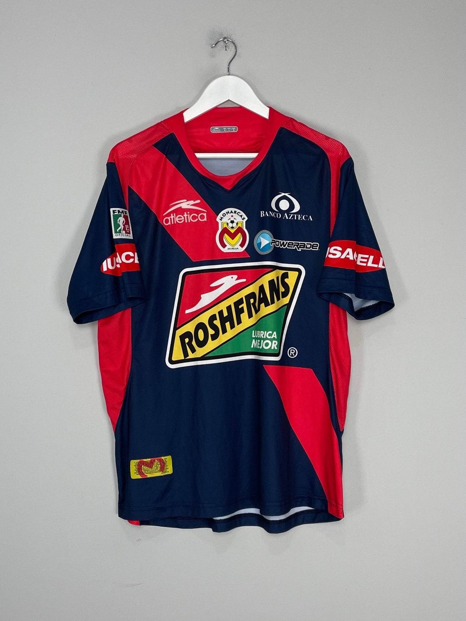 Shop 2009/10 MONARCAS MORELIA AWAY SHIRT (L) ATLETICA, classic football shirts, vintage football shirts & retro soccer jerseys at Cult Kits