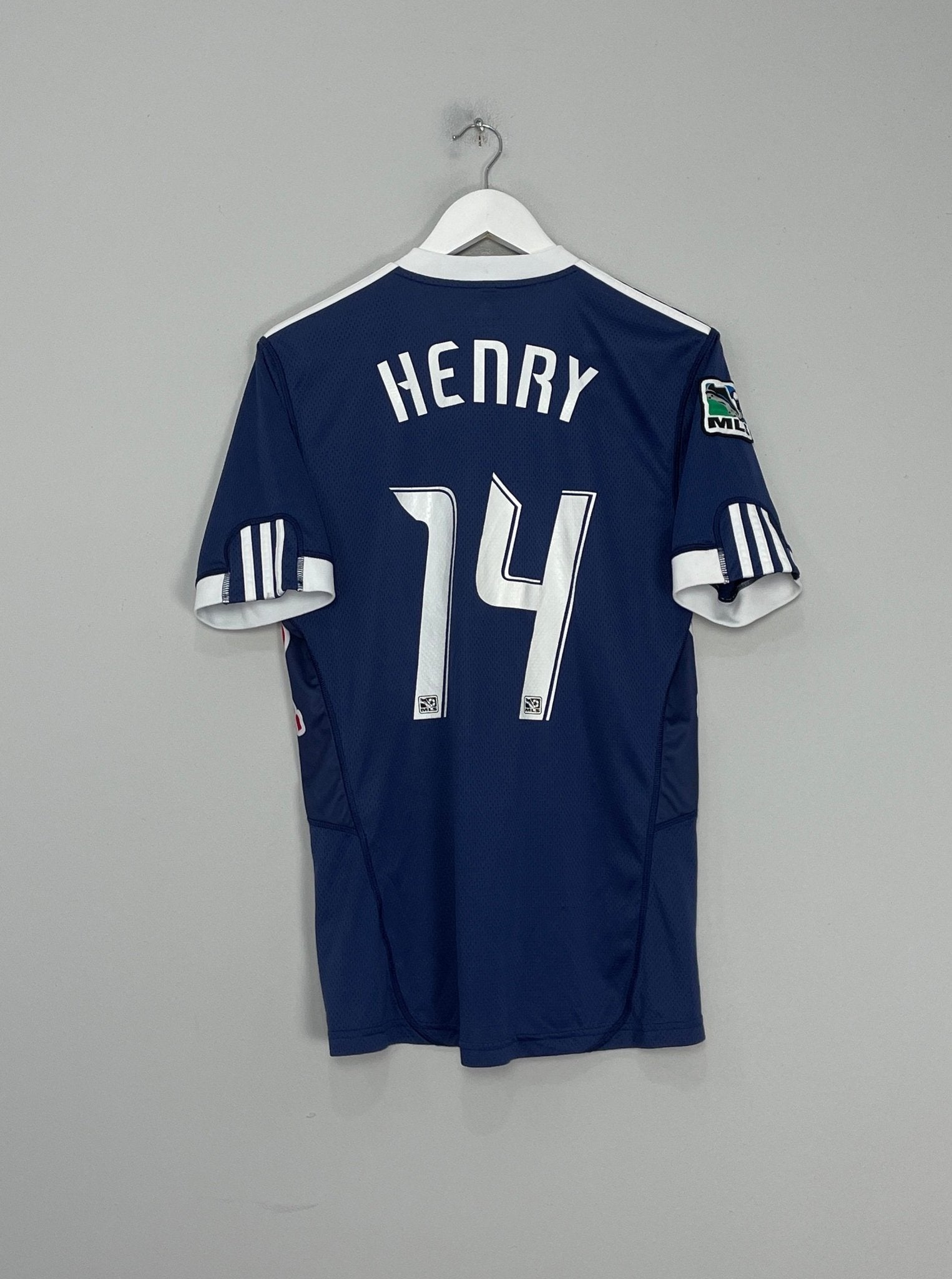 Shop 2009/10 NEW YORK RED BULLS HENRY #14 AWAY SHIRT (M) ADIDAS, classic football shirts, vintage football shirts & retro soccer jerseys at Cult Kits