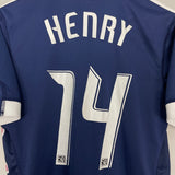 Shop 2009/10 NEW YORK RED BULLS HENRY #14 AWAY SHIRT (M) ADIDAS, classic football shirts, vintage football shirts & retro soccer jerseys at Cult Kits
