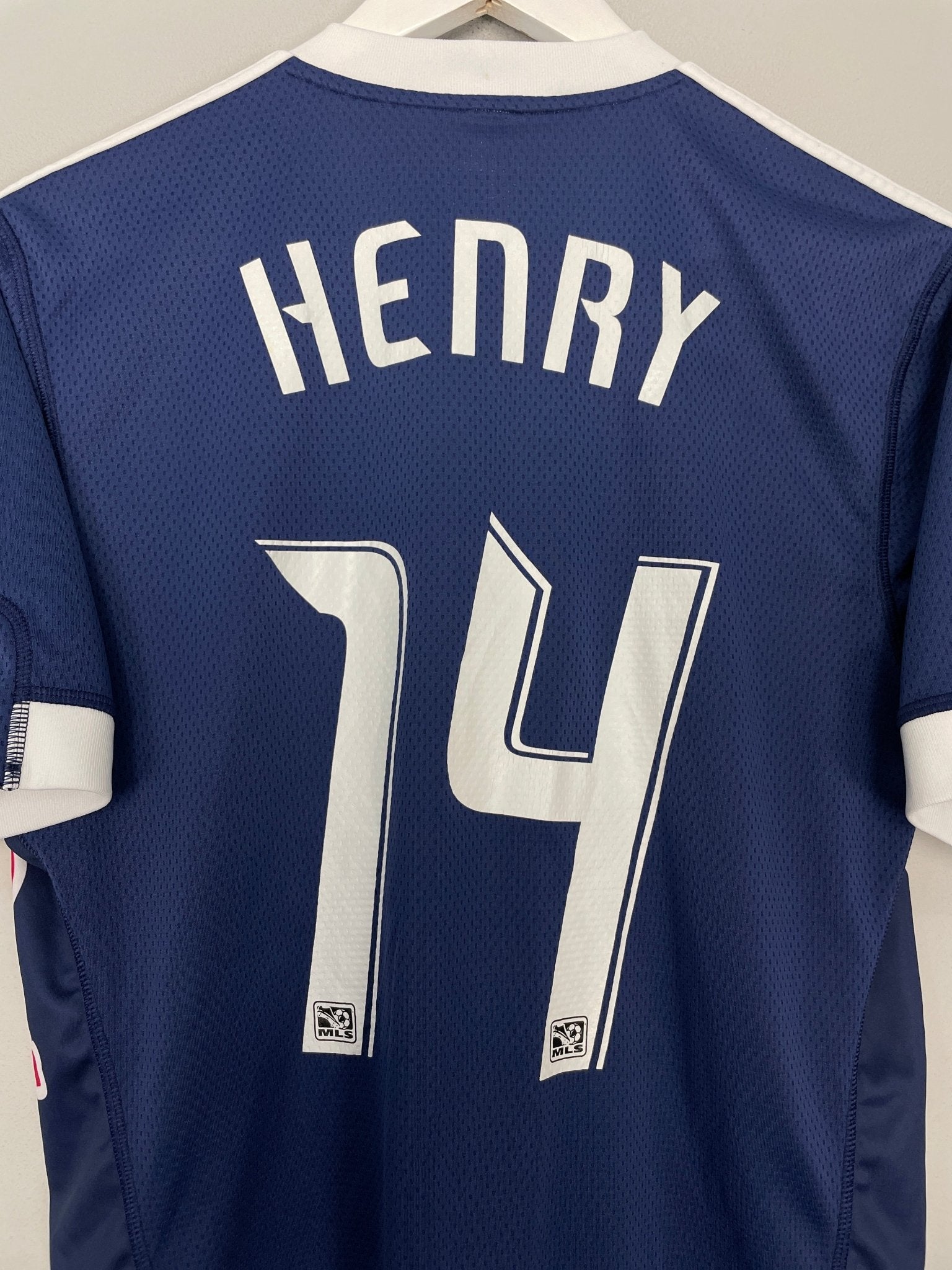 Shop 2009/10 NEW YORK RED BULLS HENRY #14 AWAY SHIRT (M) ADIDAS, classic football shirts, vintage football shirts & retro soccer jerseys at Cult Kits