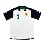 Buy 2009/10 Northern Ireland Evans 3 Away Shirt (L) Umbro ~ Free worldwide shipping ~ Authentic Vintage Football Shirts from Cult Kits