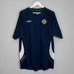Shop 2009/10 NORTHERN IRELAND TRAINING SHIRT (XXL) UMBRO, classic football shirts, vintage football shirts & retro soccer jerseys at Cult Kits