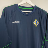 Shop 2009/10 NORTHERN IRELAND TRAINING SHIRT (XXL) UMBRO, classic football shirts, vintage football shirts & retro soccer jerseys at Cult Kits