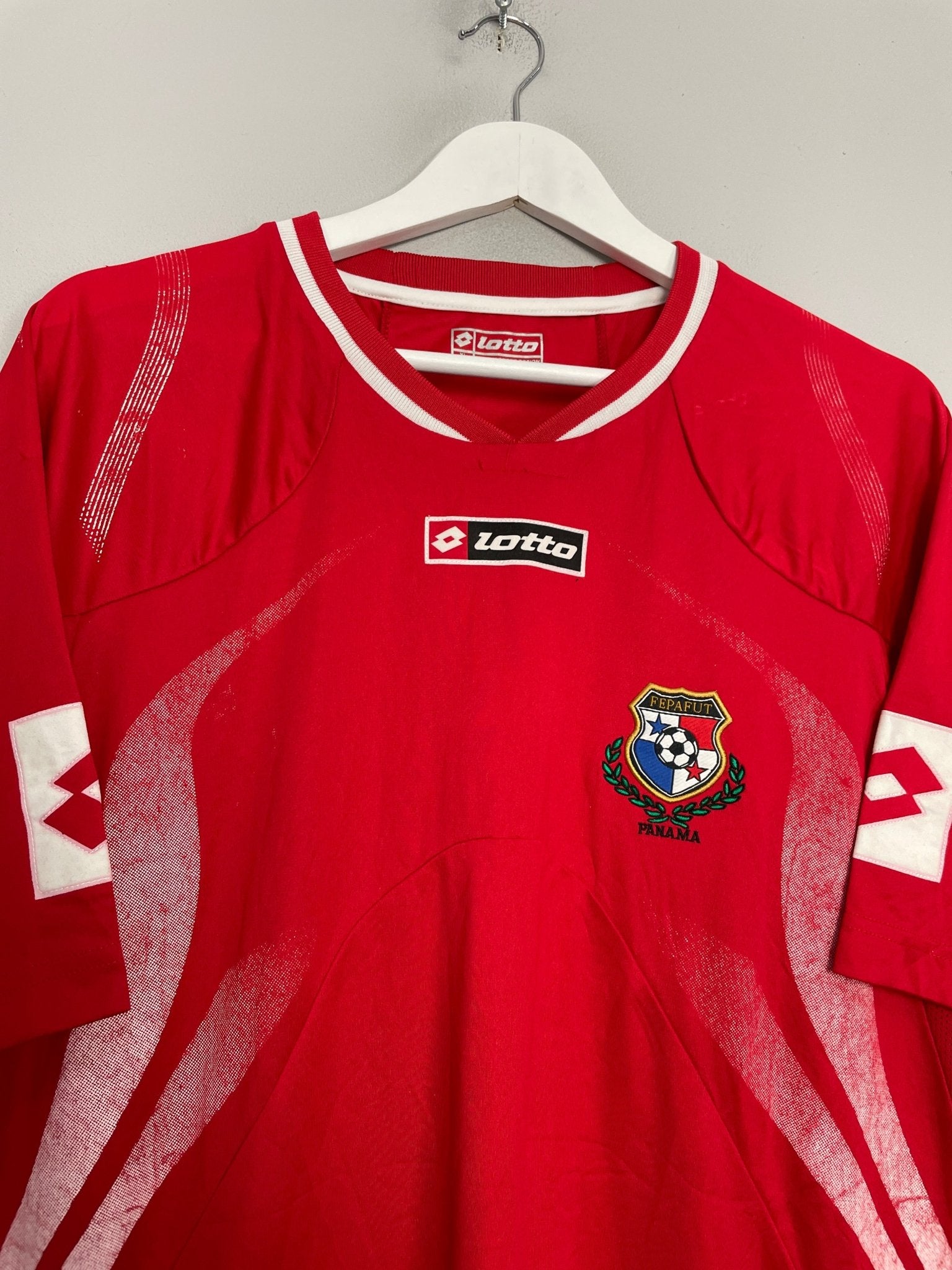 Shop 2009/10 PANAMA HOME SHIRT (XL) LOTTO, classic football shirts, vintage football shirts & retro soccer jerseys at Cult Kits