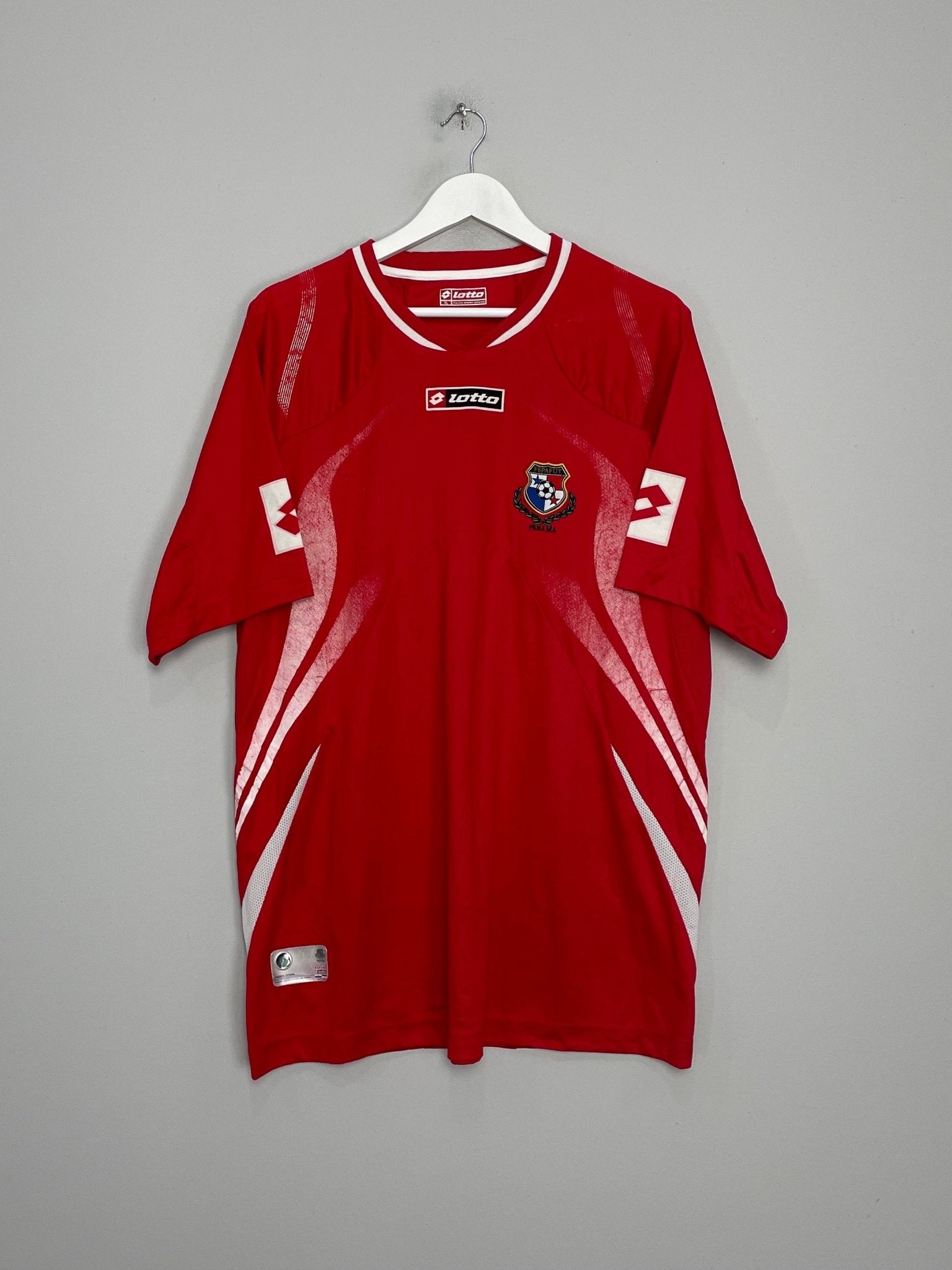 Shop 2009/10 PANAMA HOME SHIRT (XL) LOTTO, classic football shirts, vintage football shirts & retro soccer jerseys at Cult Kits