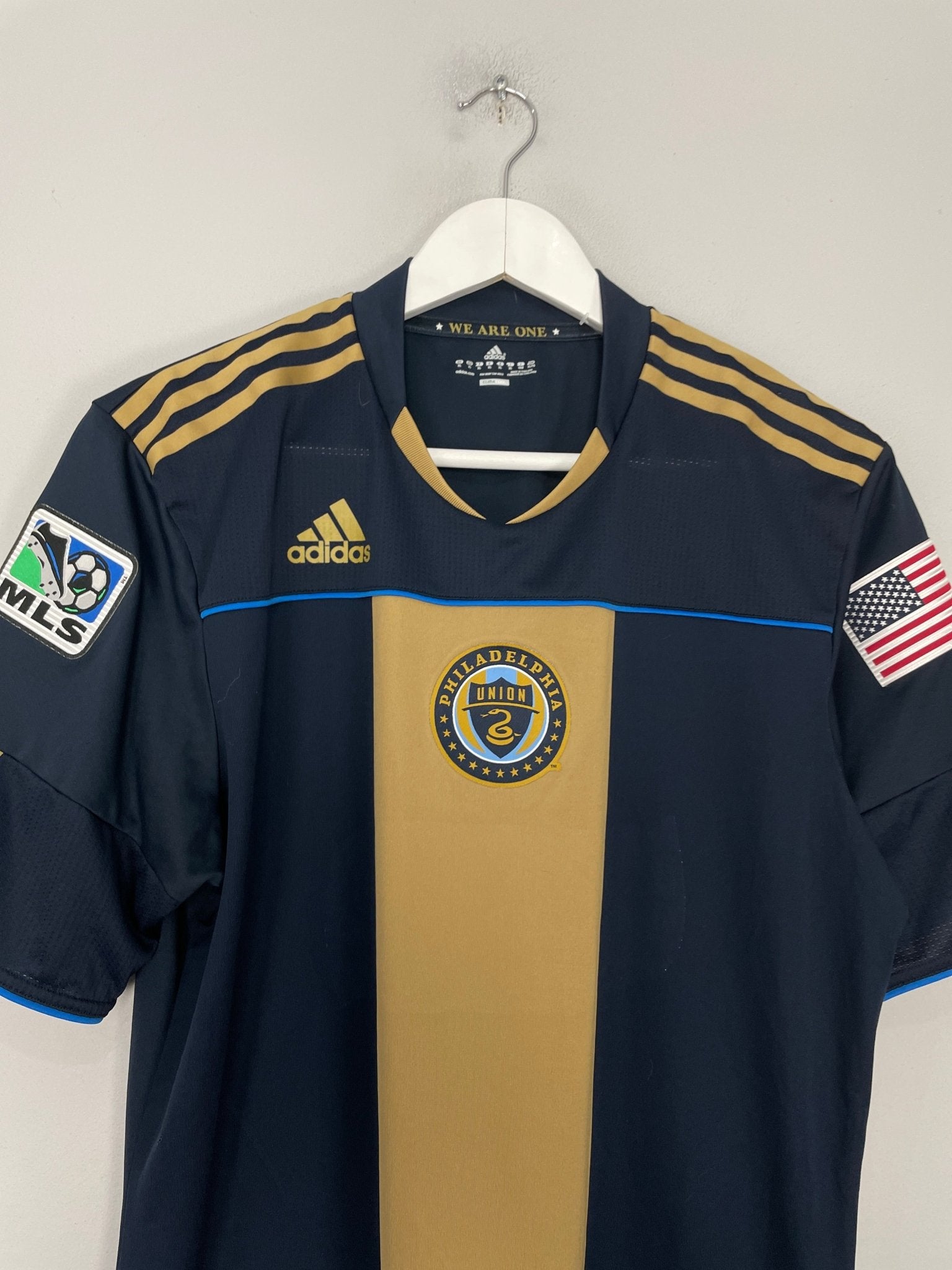 Shop 2009/10 PHILADEPHIA UNION *PLAYER ISSUE* HOME SHIRT (XL) ADIDAS, classic football shirts, vintage football shirts & retro soccer jerseys at Cult Kits