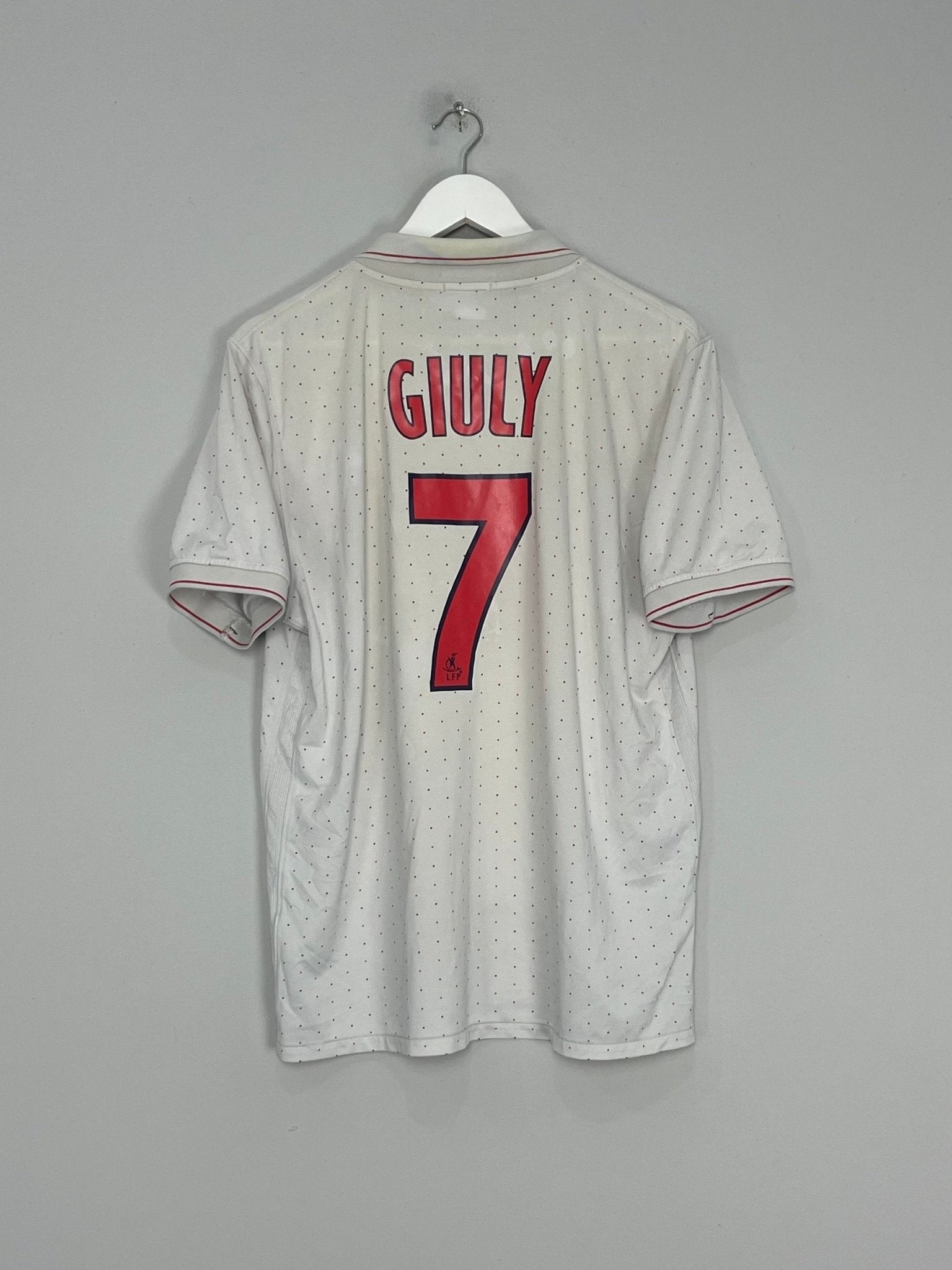Shop 2009/10 PSG GIULY #7 AWAY SHIRT (L) NIKE, classic football shirts, vintage football shirts & retro soccer jerseys at Cult Kits