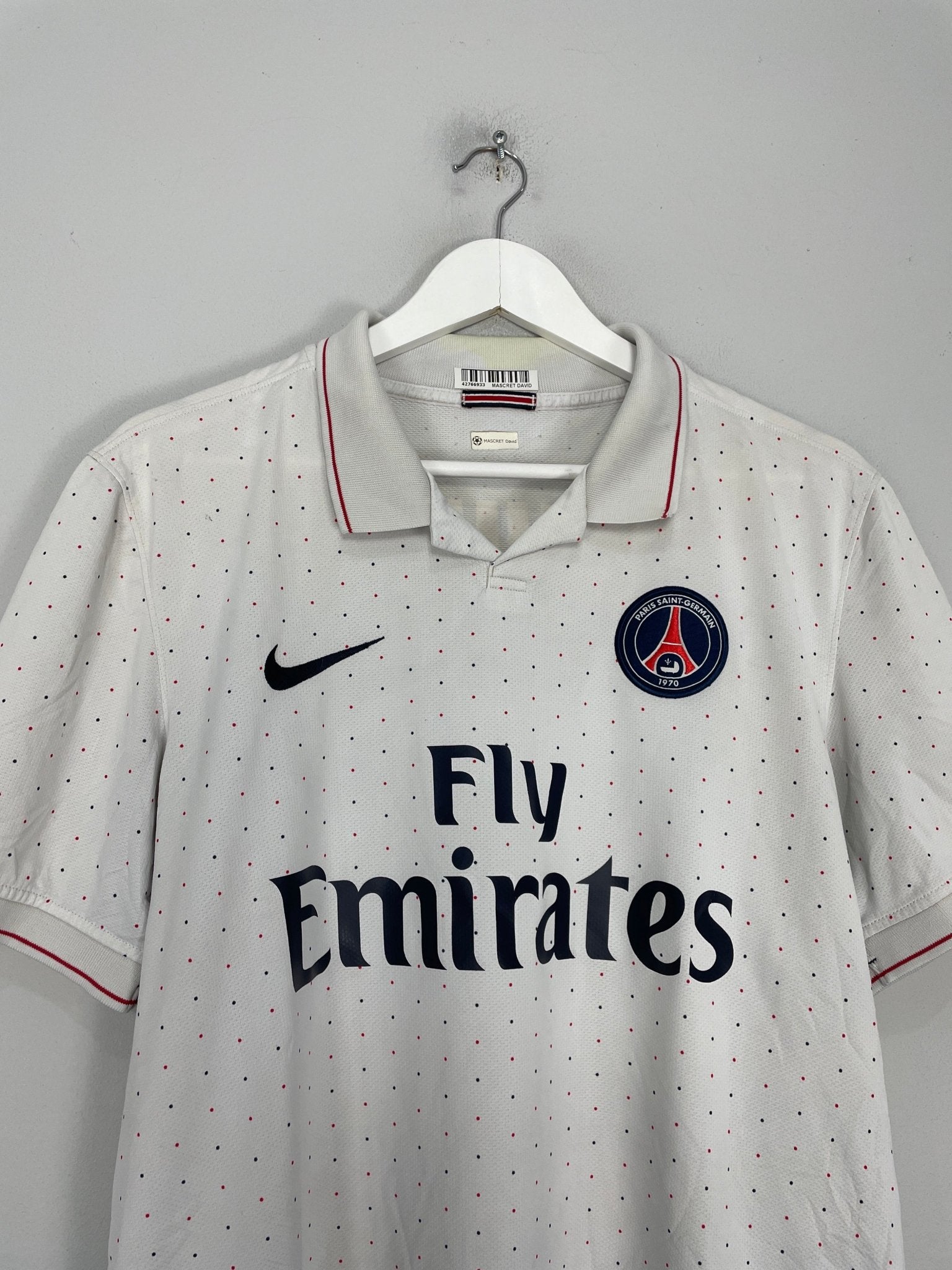 Shop 2009/10 PSG GIULY #7 AWAY SHIRT (L) NIKE, classic football shirts, vintage football shirts & retro soccer jerseys at Cult Kits