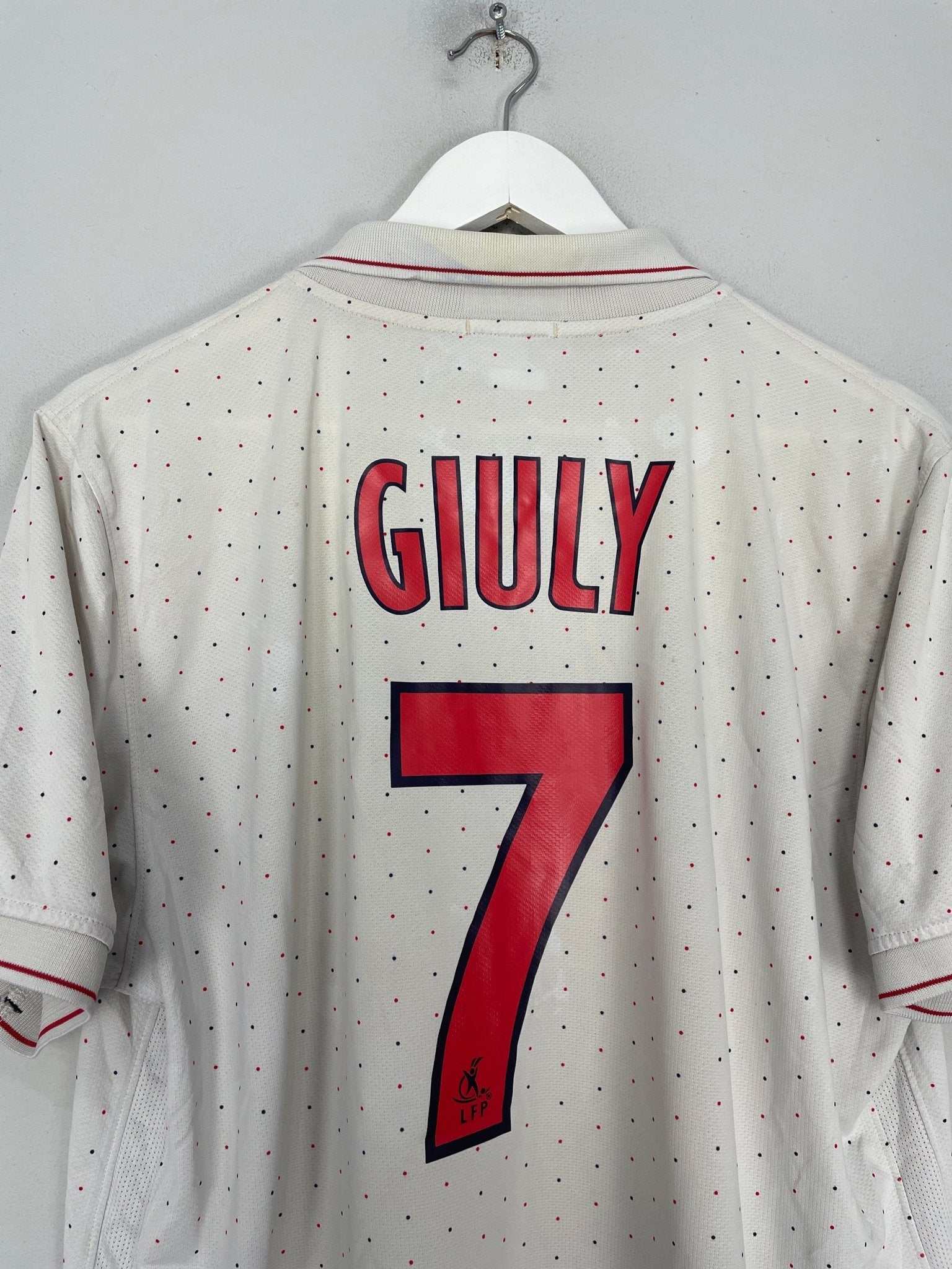 Shop 2009/10 PSG GIULY #7 AWAY SHIRT (L) NIKE, classic football shirts, vintage football shirts & retro soccer jerseys at Cult Kits