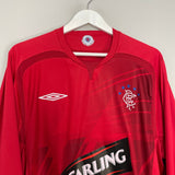 Shop 2009/10 RANGERS GK SHIRT (XL) UMBRO, classic football shirts, vintage football shirts & retro soccer jerseys at Cult Kits