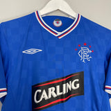 Shop 2009/10 RANGERS HOME SHIRT (M) UMBRO, classic football shirts, vintage football shirts & retro soccer jerseys at Cult Kits