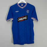 Shop 2009/10 RANGERS HOME SHIRT (M) UMBRO, classic football shirts, vintage football shirts & retro soccer jerseys at Cult Kits