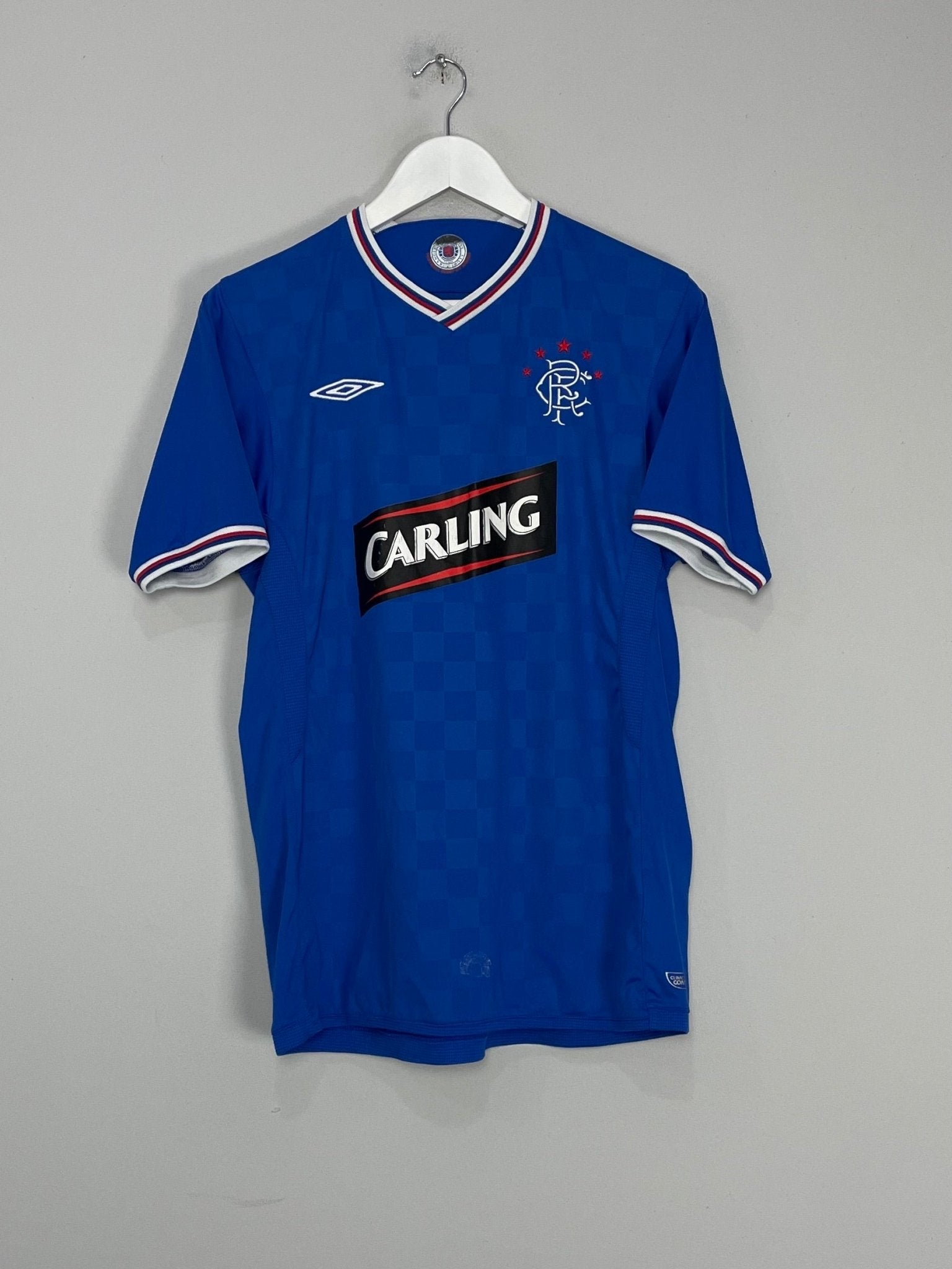 Shop 2009/10 RANGERS HOME SHIRT (M) UMBRO, classic football shirts, vintage football shirts & retro soccer jerseys at Cult Kits