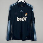 Shop 2009/10 REAL MADRID #22 *PLAYER ISSUE* L/S AWAY SHIRT (L) ADIDAS, classic football shirts, vintage football shirts & retro soccer jerseys at Cult Kits