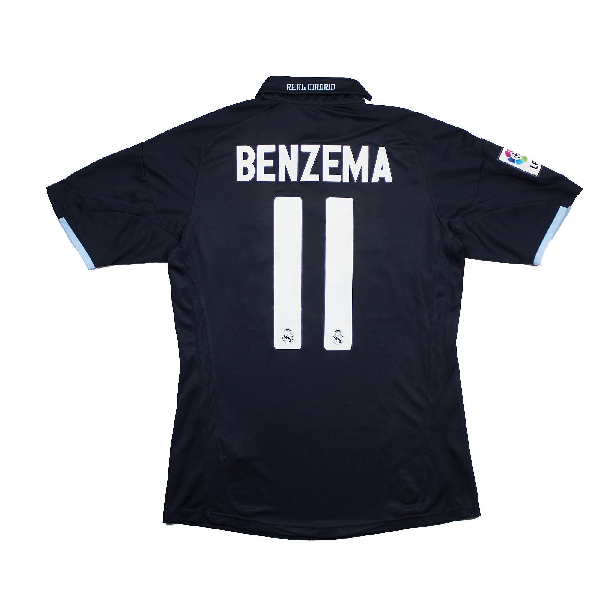Buy 2009/10 Real Madrid Benzema 11 Away Shirt (S) Adidas ~ Free worldwide shipping ~ Authentic Vintage Football Shirts from Cult Kits