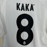 Shop 2009/10 REAL MADRID KAKA #8 HOME SHIRT (L) ADIDAS, classic football shirts, vintage football shirts & retro soccer jerseys at Cult Kits