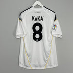 Shop 2009/10 REAL MADRID KAKA #8 HOME SHIRT (L) ADIDAS, classic football shirts, vintage football shirts & retro soccer jerseys at Cult Kits