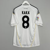 Shop 2009/10 REAL MADRID KAKA #8 HOME SHIRT (L) ADIDAS, classic football shirts, vintage football shirts & retro soccer jerseys at Cult Kits