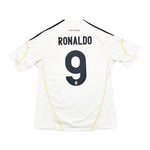 Buy 2009/10 REAL MADRID RONALDO 9 C/L HOME SHIRT (L) ADIDAS ~ Free worldwide shipping available ~ Authentic Vintage Football Shirts from Cult Kits