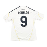 Buy 2009/10 REAL MADRID RONALDO 9 C/L HOME SHIRT (L) ADIDAS ~ Free worldwide shipping available ~ Authentic Vintage Football Shirts from Cult Kits